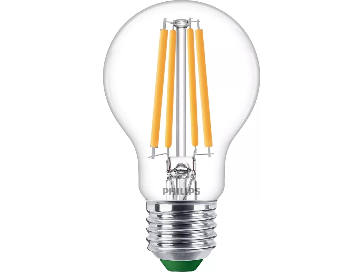 Philips Filamenttilamppu kirkas 60W A60 E27 x3, 4 W, 60 W, E27, 840 lm, 50000 h, Lämmin valkoinen