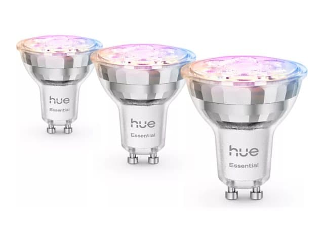 Philips Hue White and Color Ambiance Essential - GU10 - 3 kpl