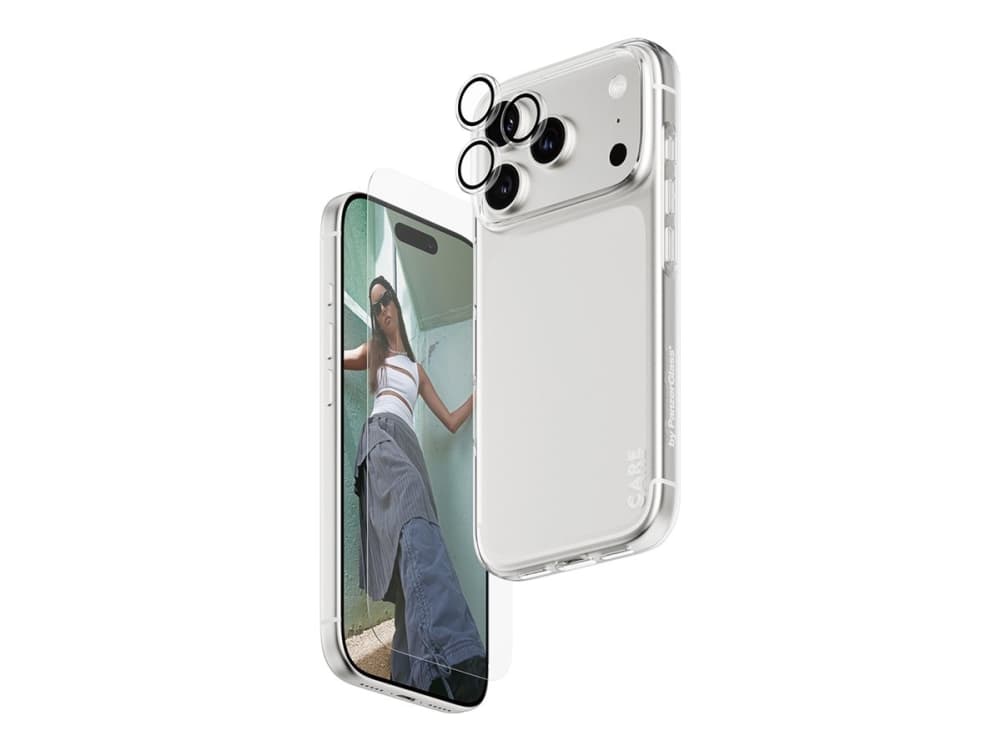 PanzerGlass SAFE. | CARE™ by ® 3-in-1 Combo Bundle iPhone 17 Pro, Apple, Apple - iPhone 17 Pro, Asennus kuivana, Naarmuuntumisenkestävä, Iskunkestävä, Läpinäkyvä, 1 kpl