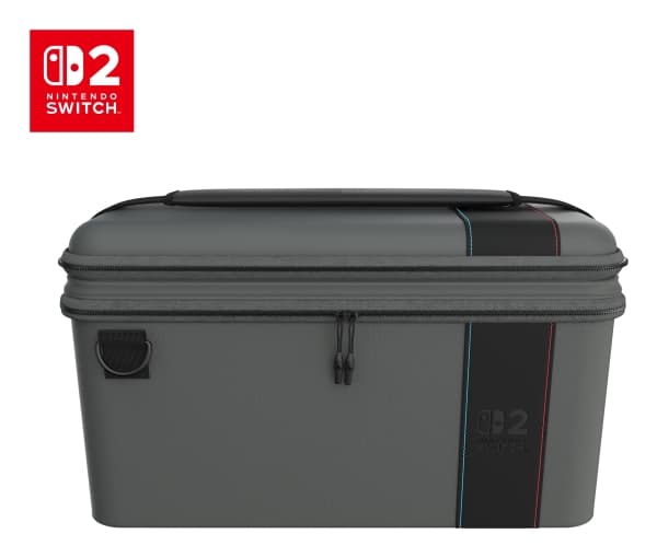 Turtle Beach TBA-8204-85, Matkakotelo, Nintendo, musta, Puuhiili, EVA (eteeni-vinyyliasetaatti), Polyesteri, Termoplastinen polyuretaani (TPU), Nintendo Switch 2, Kolahduksenkestävä, Pudotuksen kestävä, Naarmuuntumisenkestävä