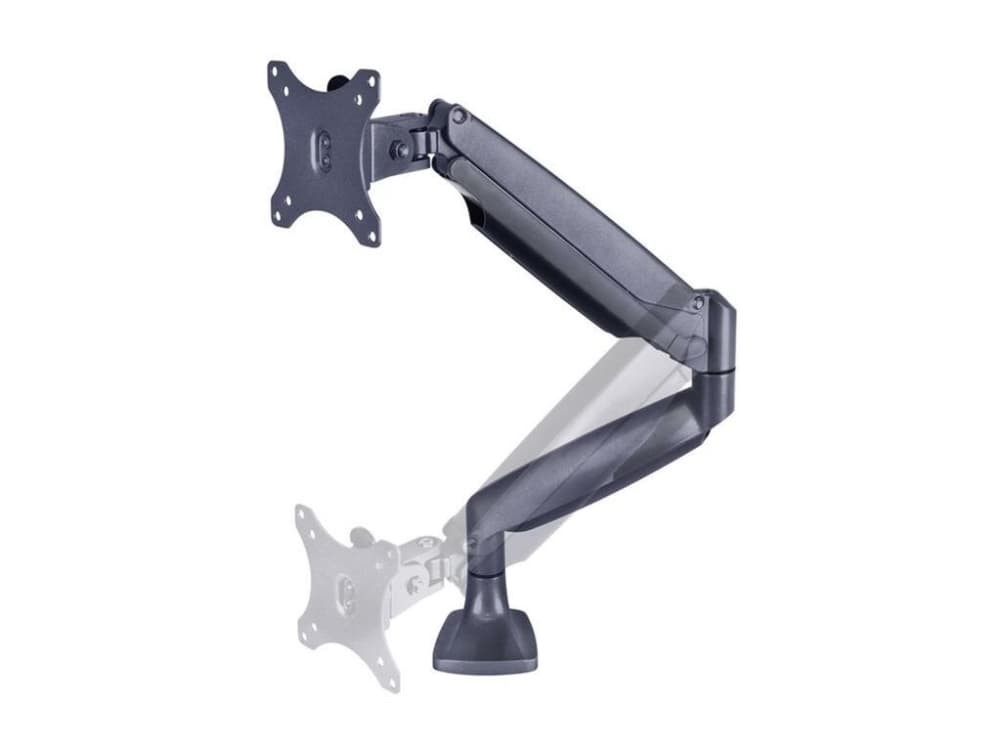 Multibrackets 3262, Puristin/Läpipultattu, 20 kg, 43,2 cm (17), 124,5 cm (49), 100 x 100 mm, Musta