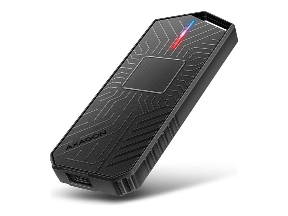 EEM2-GAM USB-C kotelo Gen2 M.2 NVMe/SATA SS