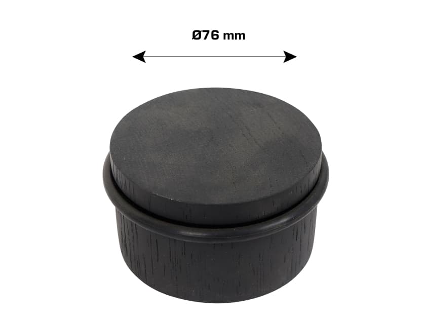 Home> it® pyöreä ovipysäytin Ø76×45 mm tammi musta