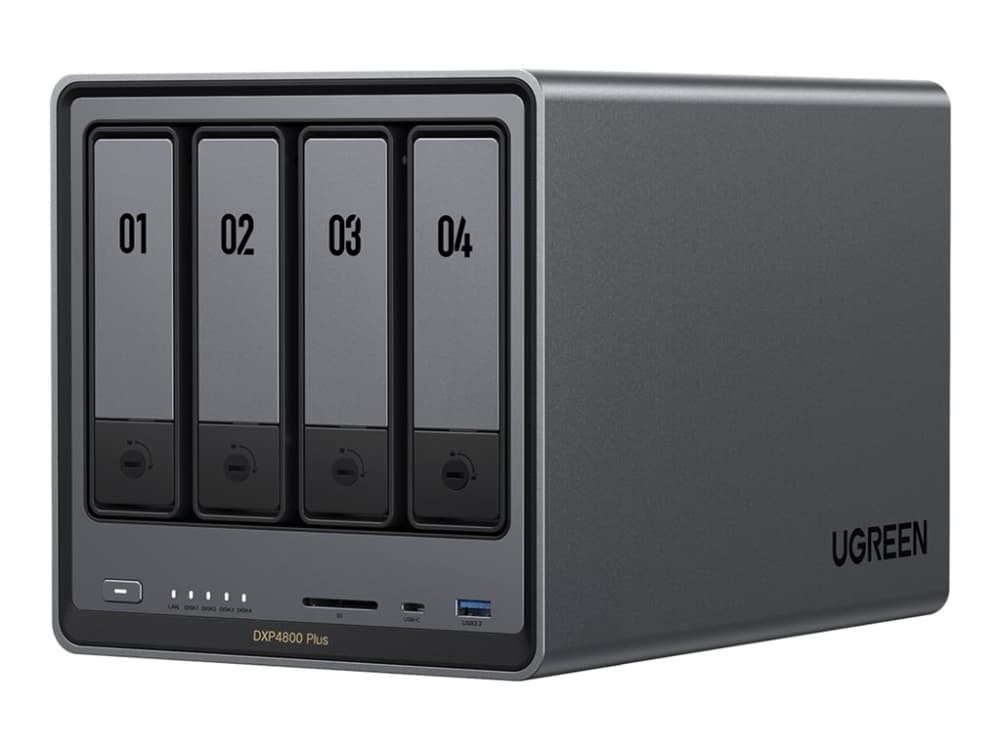 Ugreen NASync DXP4800 Plus, NAS, Työpöytä, Intel® Pentium® Gold, 8505, 8 GB, DDR5