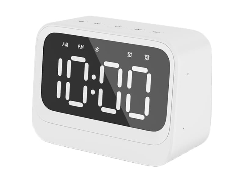 Denver EC-54W radiohälytyskello Bluetooth-kaiuttimella valkoinen