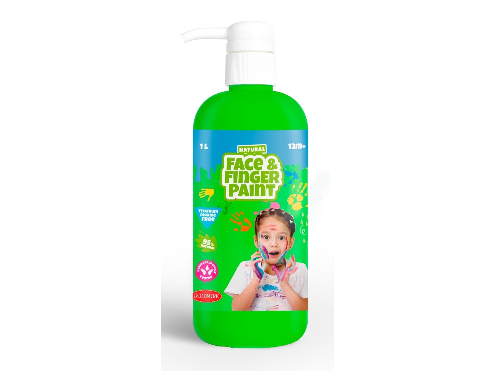 Green 1000 ml flaskdispenser