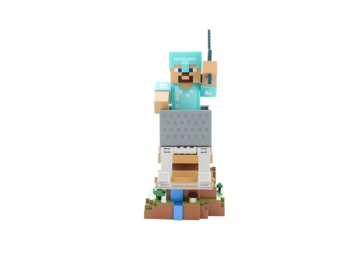 Cable Guys - Minecraft: Steve i Diamant-Rustning R.E.S.T