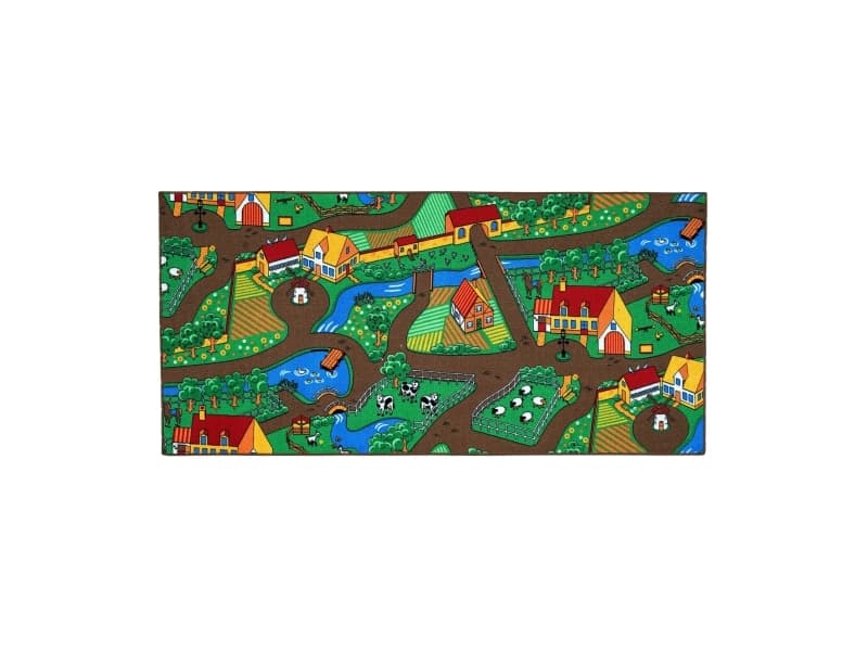 Leikkimatto - Maalaistalo - 95 x 200 cm