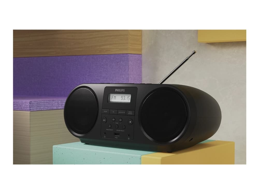 Philips TAZ5000/10, 1,26 kg, musta, Kannettava CD-soitin