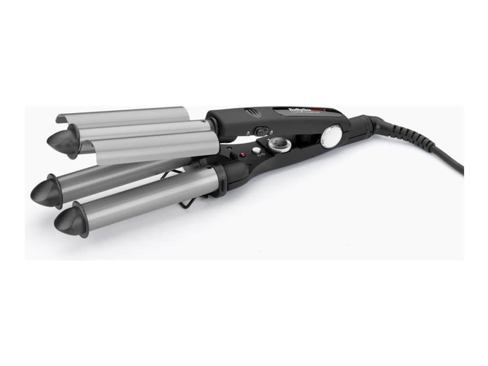 BaBylissPRO TRIPPLE WAVER, kihartimenrauta, kuuma, napit, 140 °C, 220 °C, musta