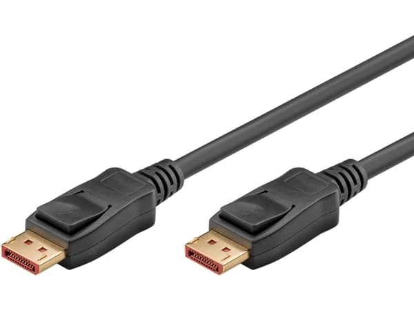 Goobay 74759, 1 m, DisplayPort, DisplayPort, Uros, Uros, 15360 x 8460 pikseliä