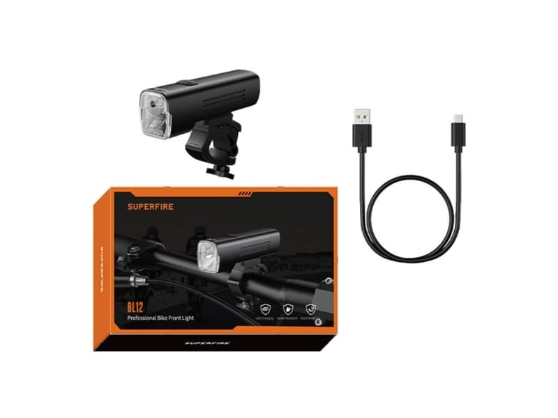 Superfire pyöräilyvalo Superfire BL12, 4800mAh, USB