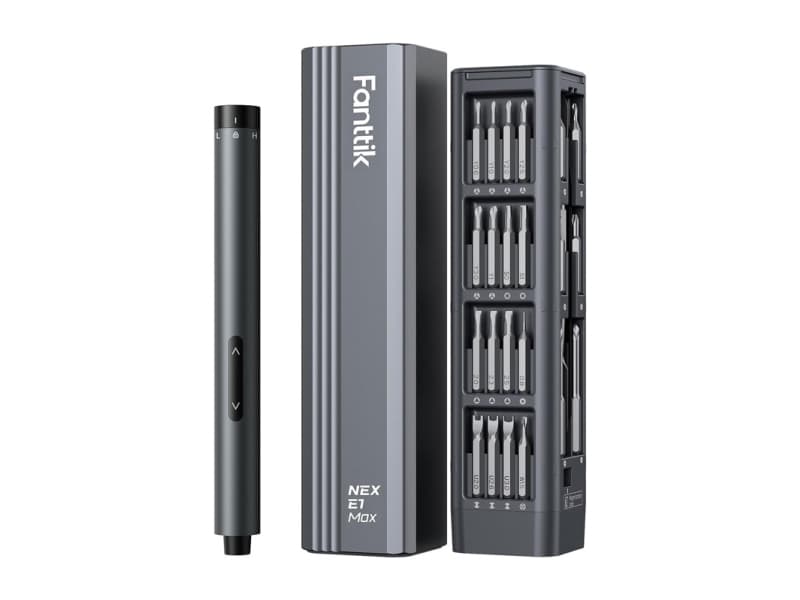 Fanttik E1 Max 3,7 V sähköinen ruuvimeisselisarja (harmaa)