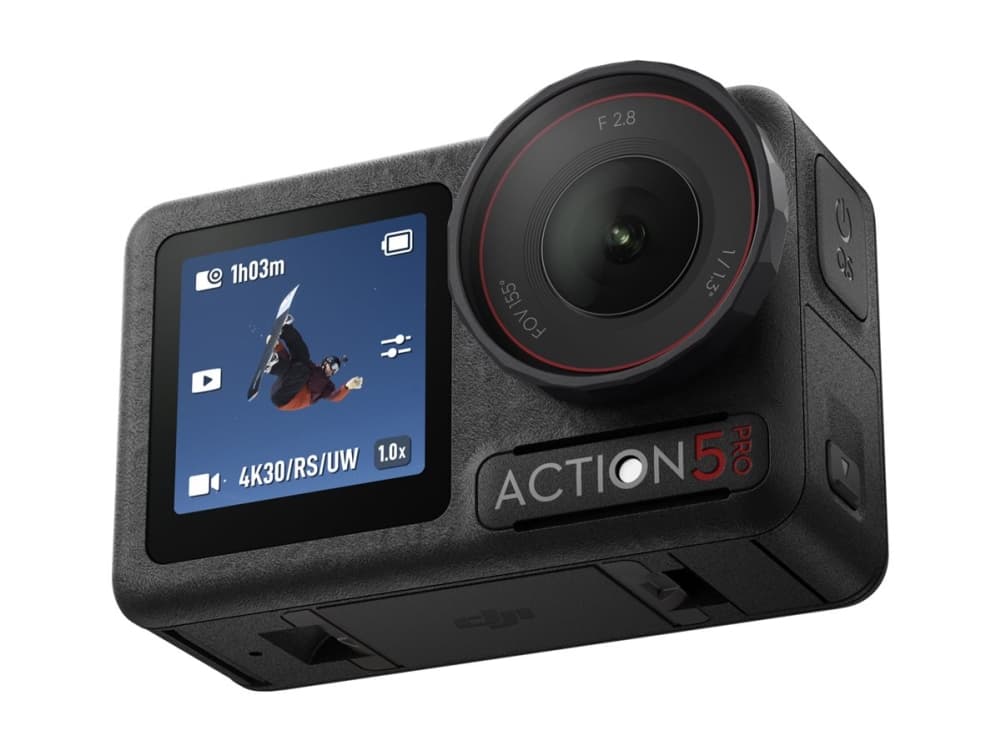 DJI Osmo Action 5 Pro, 4K Ultra HD, CMOS, 40 MP, 120 fps, Wi-Fi, Bluetooth