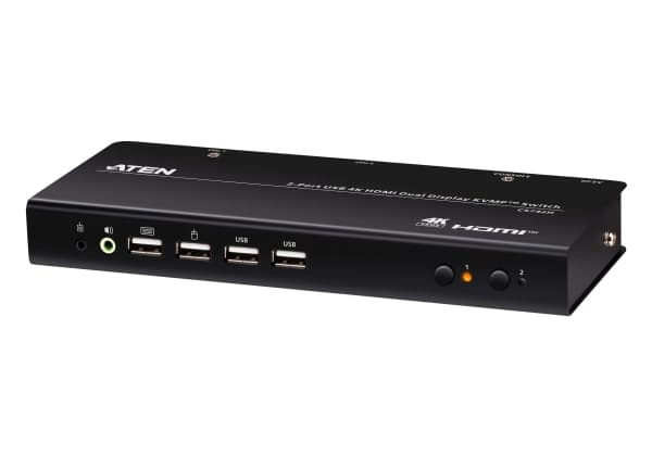 ATEN CS742H, 5120 x 1440 pikseliä, Dual QHD, 3,63 W, musta