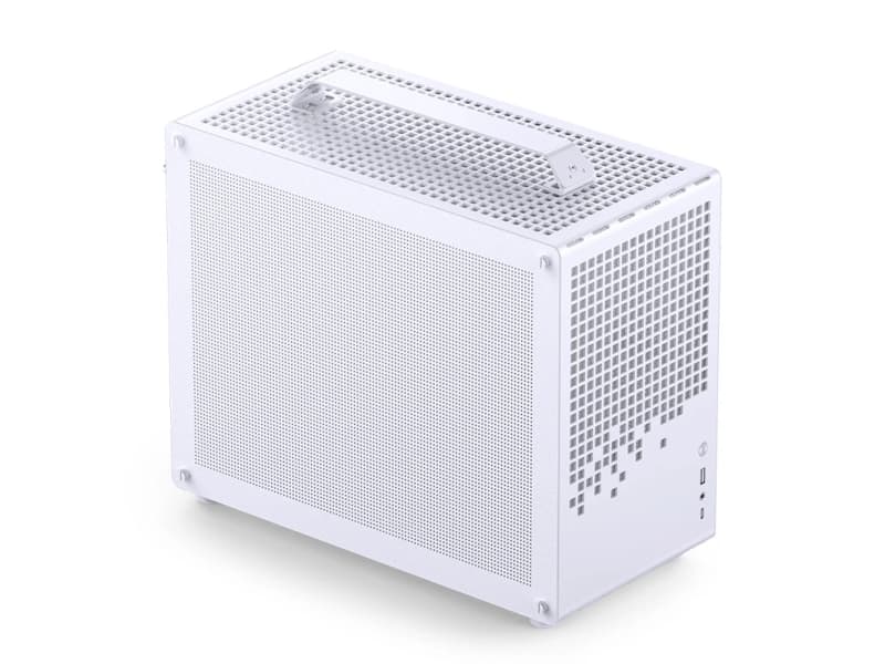 Jonsbo Z20 MESH, Mini Tower, PC, Valkoinen, mikro ATX, Mini-ATX, SPCC, Karkaistu lasi, 16,4 cm
