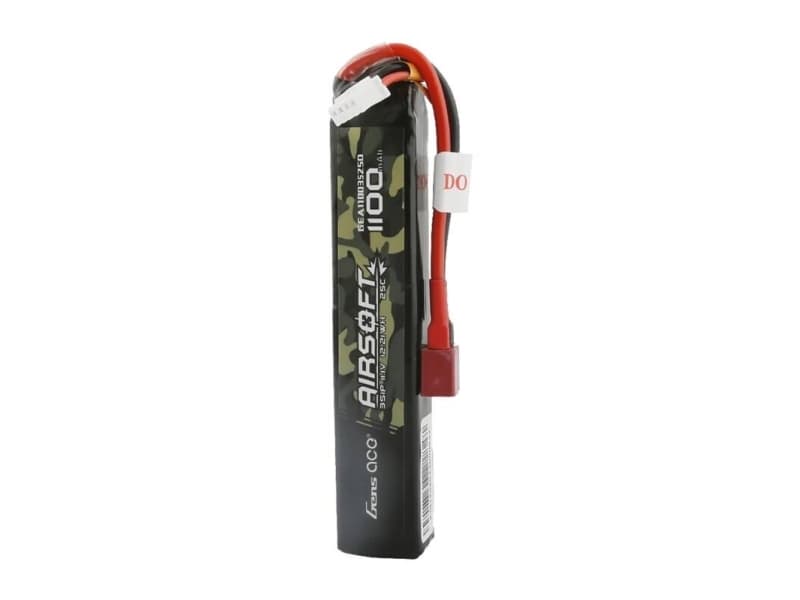 ML Akumulator Lipo Gens ässä 25C 1100mAh 3S1P 11.1V Airsoft Gun z wtyczką T