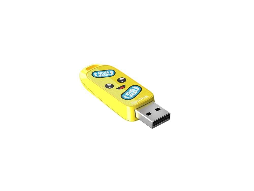 SanDisk SDCZIF-256G-G46, 256 GB, USB A-tyyppi, 3.2 Gen 1 (3.1 Gen 1), 130 MB/s, Ilman suojusta, Keltainen