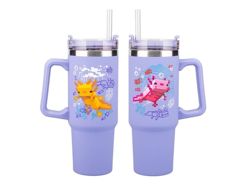 ABYstyle MINECRAFT Sandarus Puodelis su Šiaudeliu | 900 ml