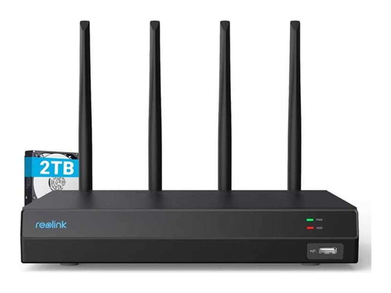 Reolink NVS12W, 12 kanavaa, 3840 x 2160 pikseliä, 4 kanavaa, 720p, 1080p, 3840x2160, 1920x1080, 1280x1024, 1280x720, 1024x768, 20 käyttäjä (t)