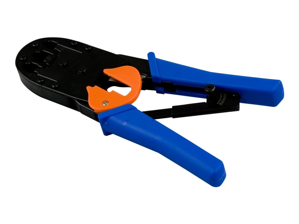 Deltaco Modulaarityökalu 4/6/8-pin-kaapelin katkaisuun/kuorintaan, Kaapelileikkuri, Sininen, 380 g, 110 mm, 20 mm, 290 mm