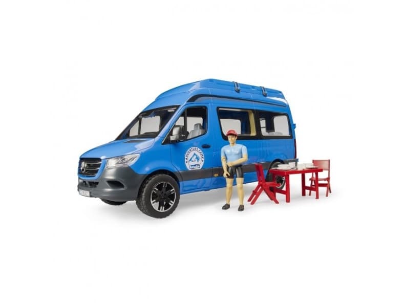 Bruder Ata BRUDER Sprinter matkailuauto mėlyna+fig+akces 02684