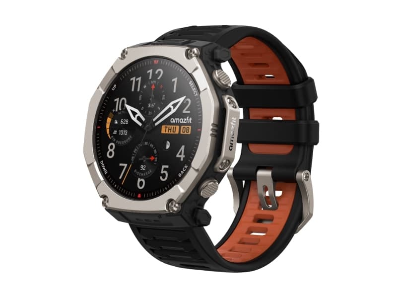 Amazfit T-Rex Ultra 2, 129,5 cm (51), AMOLED, Kosketusnäyttö, Wi-Fi, GPS (satelliitti), 89,2 g