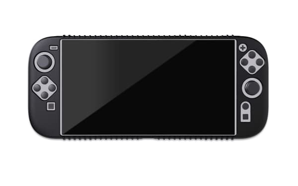 NACON SWITCHNEWGLOVEBLACK, Suojus, Nintendo, musta, Silikoni, Nintendo Switch 2, Ripustettava laatikko