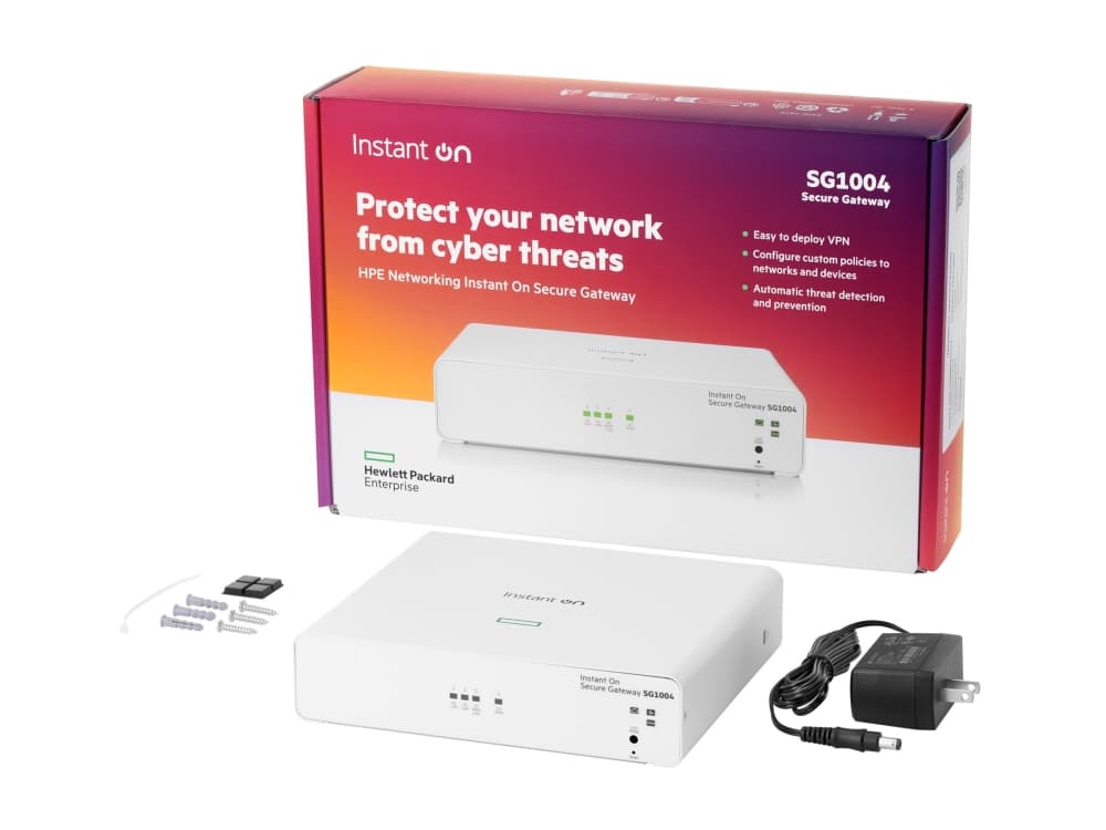 HPE Networking Instant On SG1004 - Yhdyskäytävä - sikker - 4 porttia - 1GbE