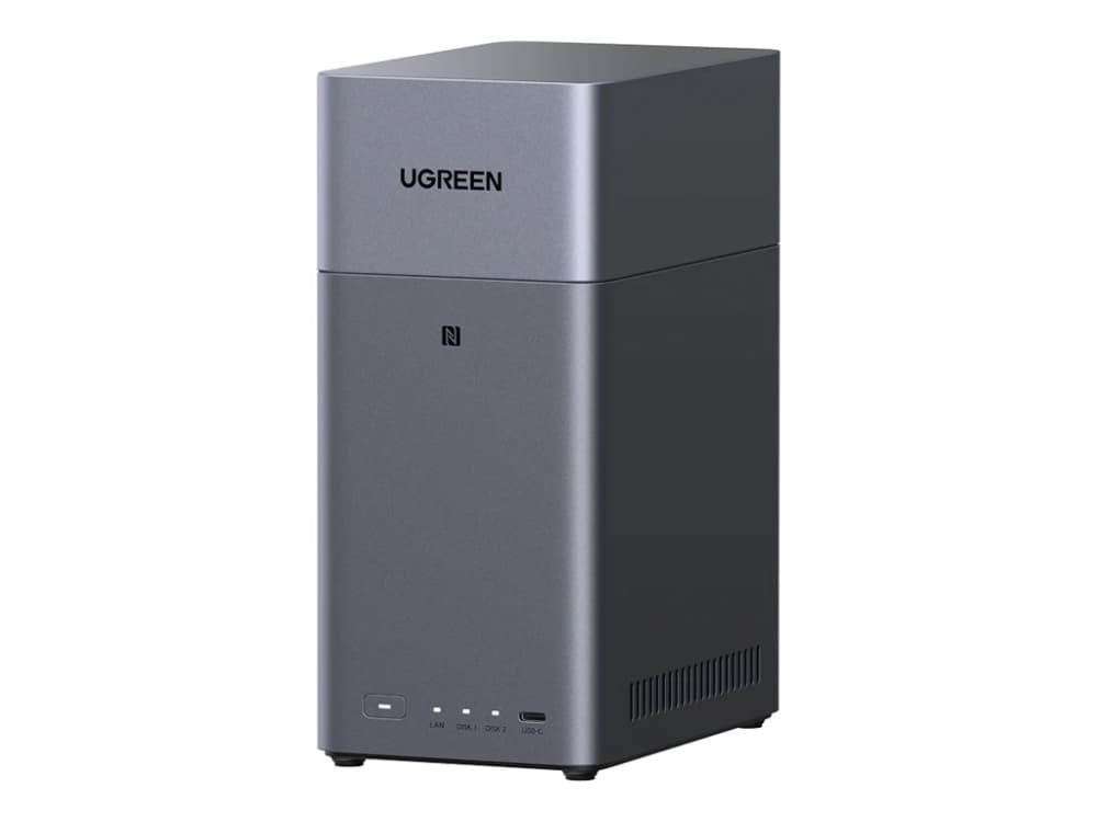 Ugreen DH2300 - NAS-palvelin - 4 lokeroa - SATA 6Gb/s - RAID 0, 1, JBOD - RAM 4 GB - Gigabit Ethernet