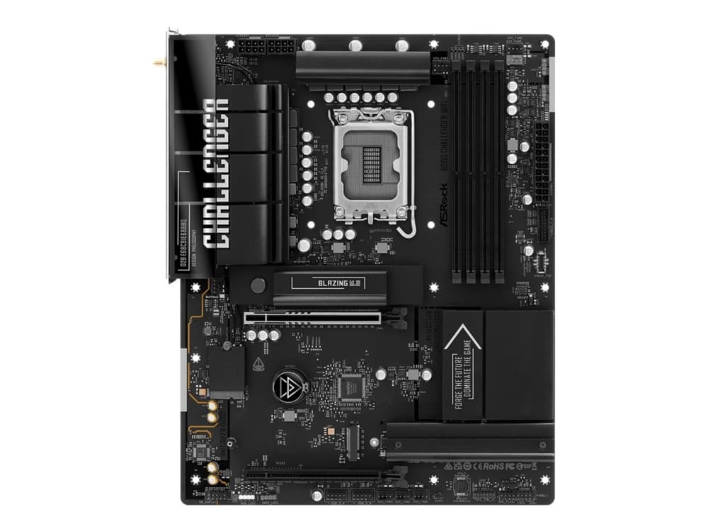 ASRock - Emolevy - LGA1851-asennuspaikka - USB 3.2 Gen 1 - sisäinen grafiikka (CPU tarvitaan) - HD Audio (8-kanavainen)