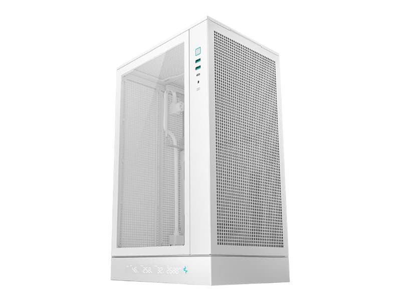 DeepCool CH270 DIGITAL Tower Mini-ITX/Micro-ATX Ei virtalähdettä Valkoinen