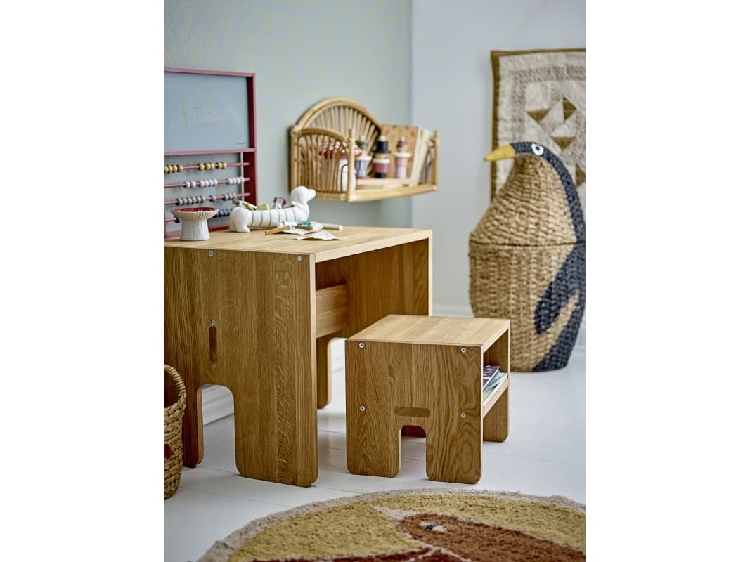 BLOOMINGVILLE MINI Tazia Kurv m/Låg, Sort, Bankuan Grass
