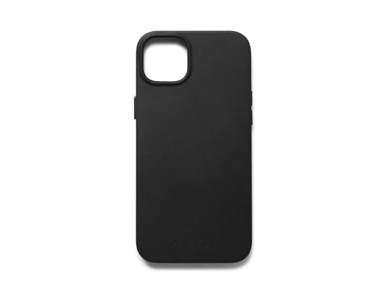 Mujjo Eco Leather Case, Suojus, Apple, iPhone 14, 15,5 cm (6.1), Musta