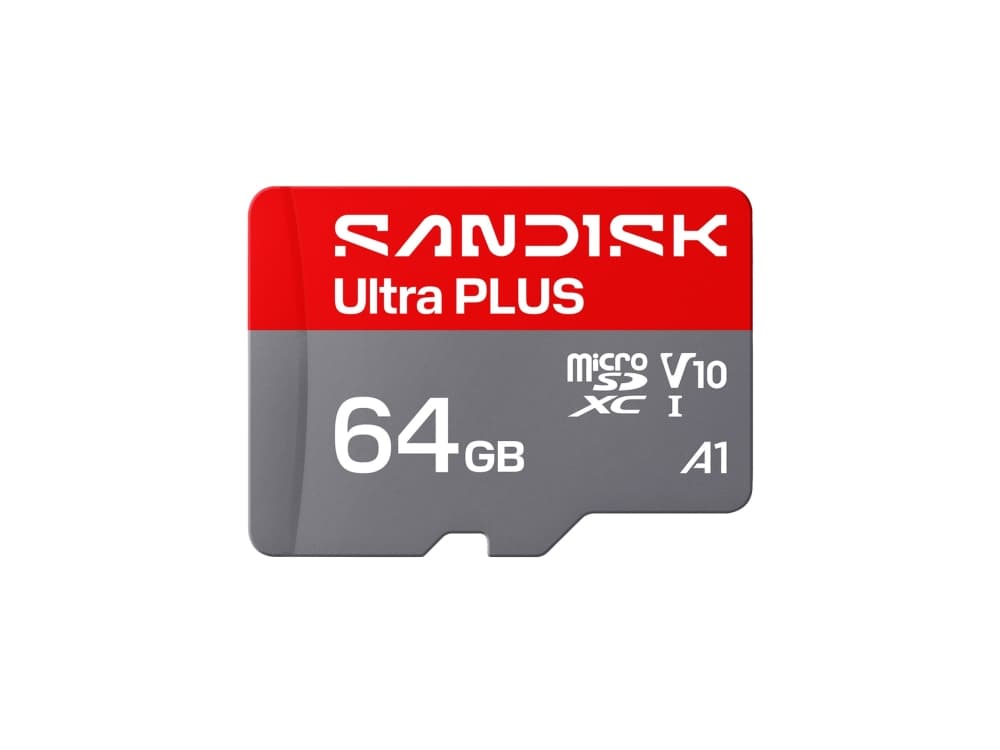 SANDISK Ultra PLUS microSD-kortti 64 GB UHS-I