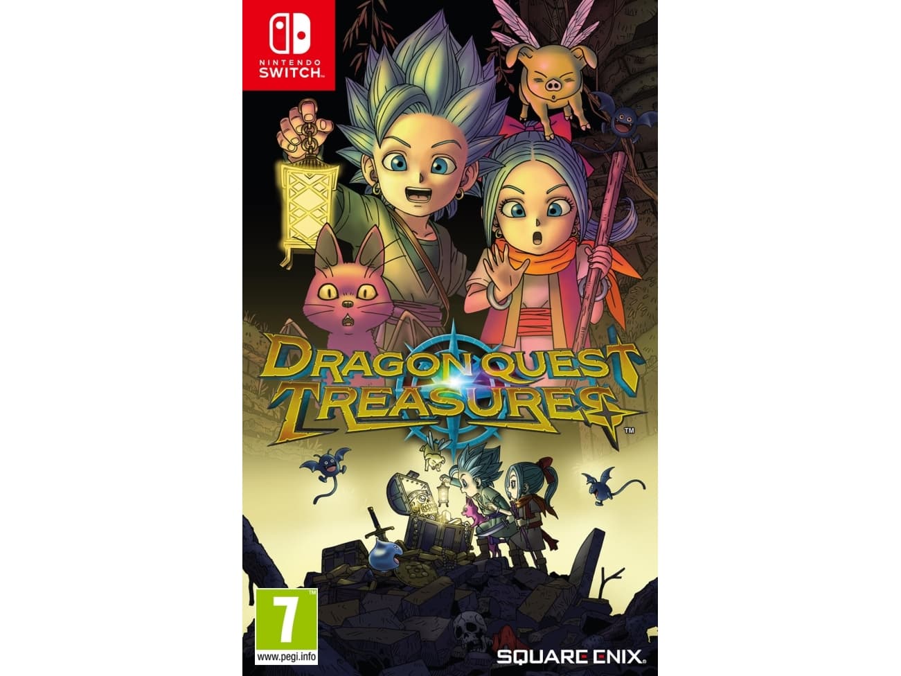 Square Enix Dragon Quest Treasures, Nintendo Switch, E10+ (Kaikki 10+), Fyysinen media