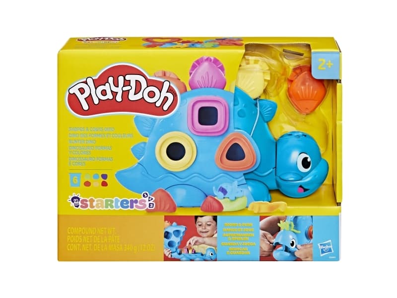 Play-Doh Starters Shapes & Colors Dino, 2 vuosi/vuosia, 16 kpl