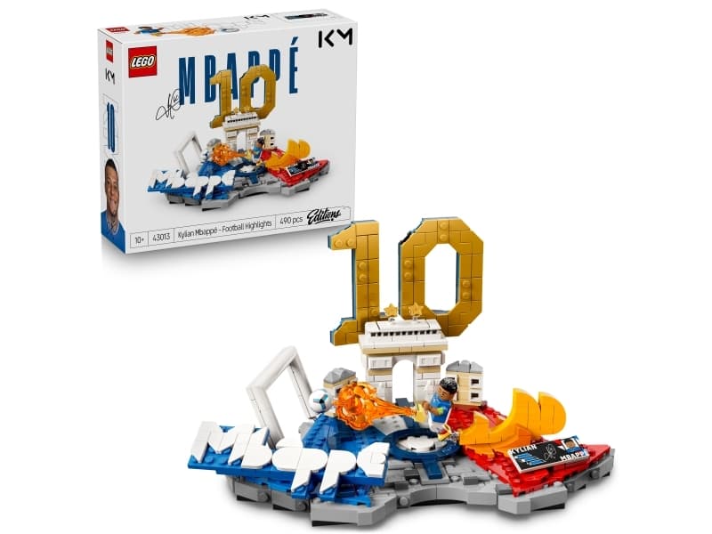 LEGO Editions Football 43013 Kylian Mbappé – jalkapallon tähtihetket