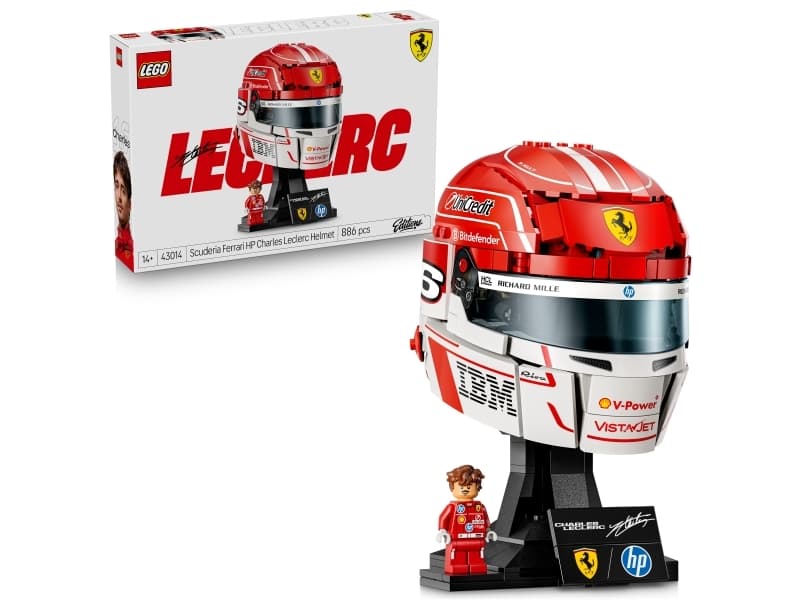 LEGO Editions Formula 1 43014 Scuderia Ferrari HP ‑kypärä – Charles Leclerc