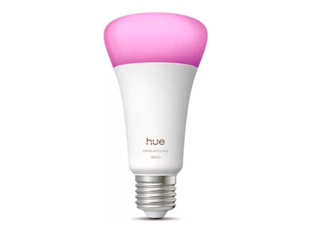 Philips Hue White and Color Ambiance 1600 - LED-lamppu - muoto: A67 - E27 - 11.8 W (samanlainen 100 W) - luokka D - warm to cool white light and color - 1000 - 20000 K
