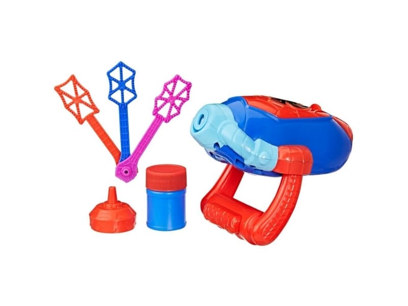 Marvel Water-Webs Bubble Slinger, Kuplapuhallin, 3 vuosi/vuosia, Tarvitsee patterit