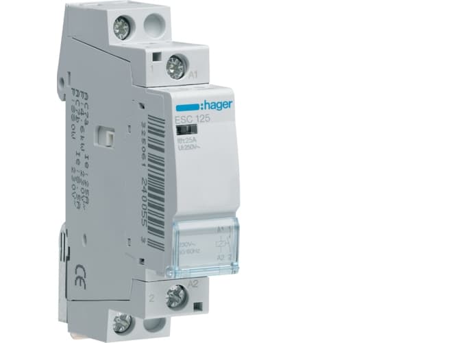 Kontaktor 25A 1 Slutte 230V 1M