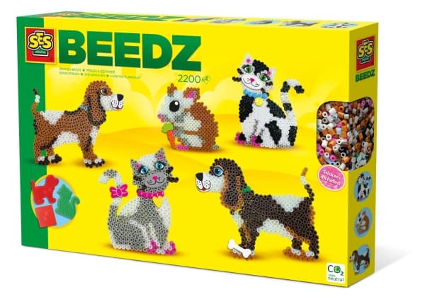 SES Creative Beedz 06264, 2200 kpl, 5 vuosi/vuosia, Poika/tyttö, Lapsi, Monivärinen, 300 mm