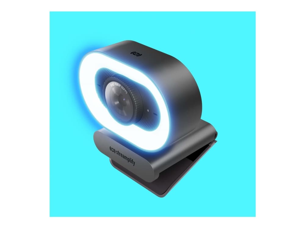 Streamplify CAM PLUS - Verkkokamera - kauko-ohjain - 2 MP - 1920 x 1080 - 1080p - ääni - USB 2.0 - MJPEG, YUV2 - DC 5 V