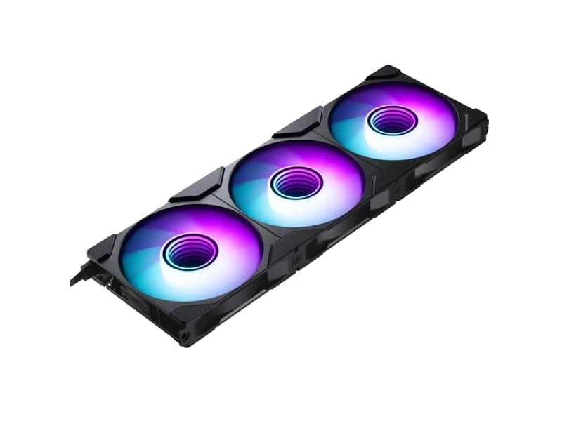 PHANTEKS M25 Gen2 PWM D-RGB tuuletin, 3-pack - 120mm, musta