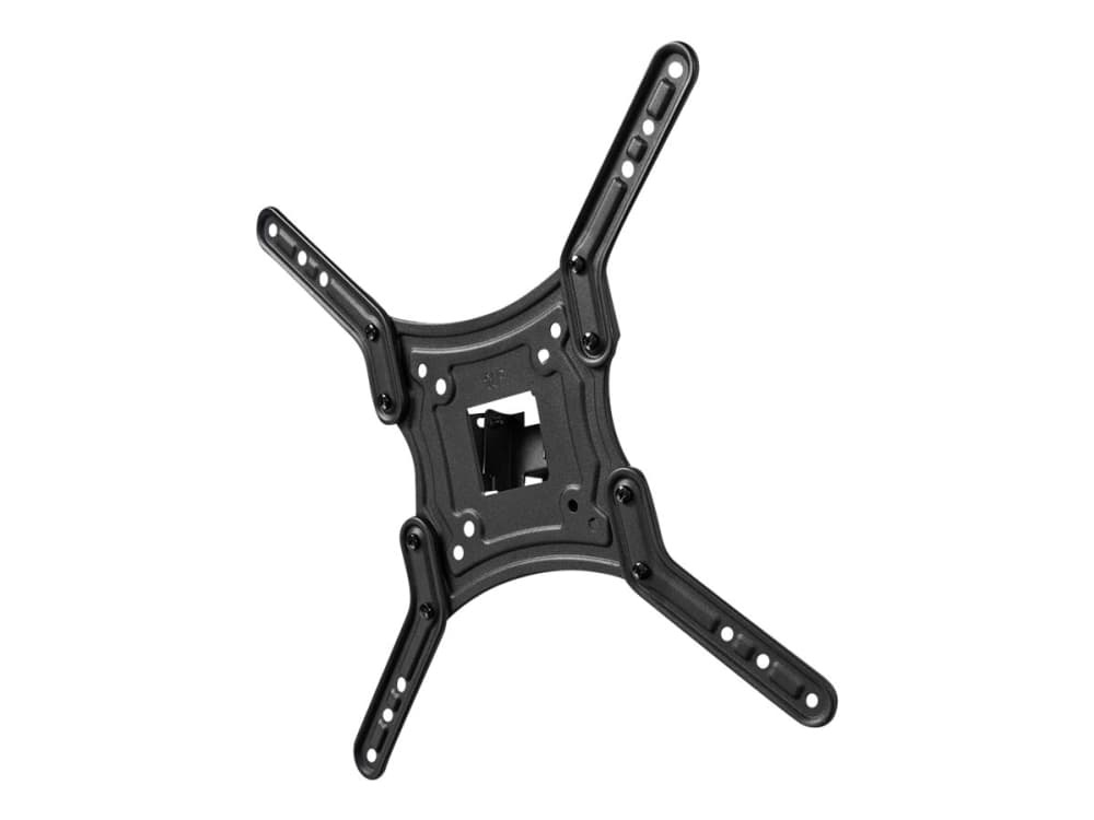 Nedis TVWM1330BK, 100 x 100 mm, 400 x 400 mm, 0 - 20°, 140°, Akryylinitriilibutadieenistyreeni (ABS), Terästä, Musta