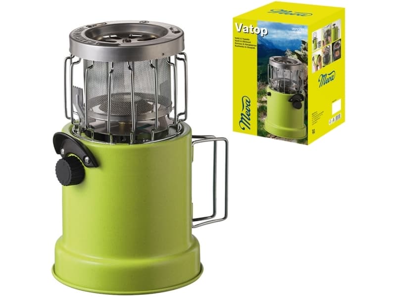 2in1 Tourist stove with a heater for MEVA VATOP gas cartridges