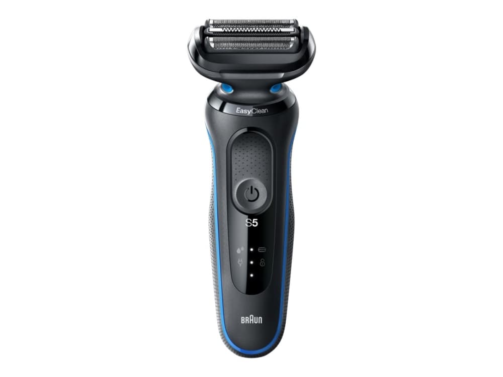Braun 51-B1000s, Folie shaver, Sort, Blå, Strøm, Vekselstrøm/batteri, Lithium-Ion (Li-Ion), 50 min.