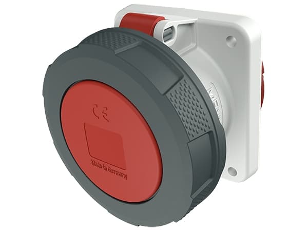 MENNEKES 1128A, 5P, Ruuvit, Harmaa, Punainen, Valkoinen, IP67, 400 V, 63 A