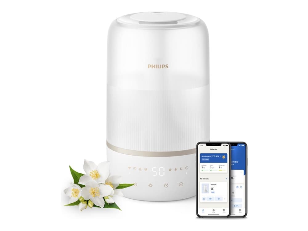 Philips 1000 series Ilmankostutin, Valkoinen, Muovi, 1,5 m, 19 W, AC, 220-240 V